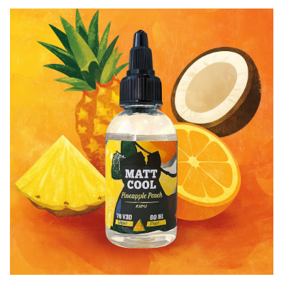 Pineapple Dash 50ml Mattcool - Liquid 0 mg - shortfill50 ml Pineapple Dash 50ml MattcoolTropische Ananans vermischt mit Orangen Marmelade, und einem hauch cremiger KokusnussTropical pineapple freshly squeezed into tangy orange marmalade, mixed with creamy coconut.A dream that has become a beautiful juice!50mlPG30/70VG39485,70 CHFsmoke-shop.ch5,70 CHF Pineapple Dash 50ml Mattcool - Liquid 0 mg - shortfill50 ml Pineapple Dash 50ml MattcoolTropische Ananans vermischt mit Orangen Marmelade, und einem hauch cremiger KokusnussTropical pineapple freshly squeezed into tangy orange marmalade, mixed with creamy coconut.A dream that has become a beautiful juice!50mlPG30/70VG39485,70 CHFsmoke-shop.ch5,70 CHF