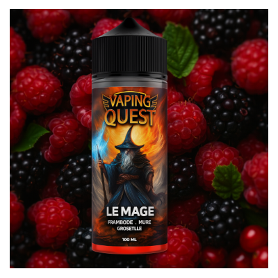 LE MAGIE Vaping Quest 100ml - Shortfill 0 mgPG/VG: 50/50Geh auf ein Abenteuer mit der neuen Vaping Quest Reihe!Der Magier wendet die Kunst des Arkanen an, um mächtige Zaubersprüche hervorzurufen. Dieses Mal ist es eine Explosion von Aromen, die er mit dieser Mischung aus Himbeere, Brombeere und roter Johannisbeere zu provozieren sucht.Nikotinstärke 00 mg.Art des Eliquids Short Fill EliquidsGeschmack FruchtigInhalt 100mlPG/VG 50/50Land Frankreich 15183Mixup Labs - Vaping Quest23,00 CHFsmoke-shop.ch23,00 CHF