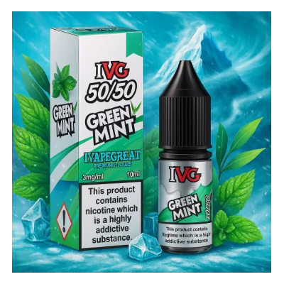 I VG Salt -50:50 Green Mint - 10ml - vers. NikotinstärkenI VG Salt -50:50 Green Mint -  10ml - vers. NikotinstärkenMenthol mit einem Hauch von Eukalyptus und Eis, das für einen besonders erfrischenden Geschmack sorgt.20mg = Nikotinsalz3mg und 6mg = 50%50% VG PG - Nikotin11784I VG (I Vape Great) Premium Liquids6,20 CHFsmoke-shop.ch6,20 CHF
