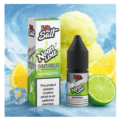 10ml I VG SALT 20 mg Neon LimeLieferumfang: 10ml I VG SALT 20 mg Neon LimeDas Neon Lime Nikotinsalz mit 20 mg/ml ist der Geschmack eines leckeren Zitronen-Limetten Sorbet mit einem leichten Hauch Frische beim Ausatmen.Entdeckt die Serie I VG Salt der britischen Marke I VG Premium e-Liquids mit Nikotinsalzen!Die genialen Schöpfer der Marke haben in einem kleinen Labor begonnen und wurden vom Erfolg überrascht. Mittlerweile sind ihre Rezepturen weltweit begehrt. Heute präsentieren wir euch Spearmint Sweets, den Geschmack von frischem Pfefferminzkaugummi. Im Abgang kommt eine dezente, erfrischende Note zum Tragen. Ein frisches Dampfvergnügen und eine genüssliche Abwechslung vom Alltag. 50% / 50%20 mg Nikotin Salz9757I VG (I Vape Great) Premium Liquids6,20 CHFsmoke-shop.ch6,20 CHF 10ml I VG SALT 20 mg Neon LimeLieferumfang: 10ml I VG SALT 20 mg Neon LimeDas Neon Lime Nikotinsalz mit 20 mg/ml ist der Geschmack eines leckeren Zitronen-Limetten Sorbet mit einem leichten Hauch Frische beim Ausatmen.Entdeckt die Serie I VG Salt der britischen Marke I VG Premium e-Liquids mit Nikotinsalzen!Die genialen Schöpfer der Marke haben in einem kleinen Labor begonnen und wurden vom Erfolg überrascht. Mittlerweile sind ihre Rezepturen weltweit begehrt. Heute präsentieren wir euch Spearmint Sweets, den Geschmack von frischem Pfefferminzkaugummi. Im Abgang kommt eine dezente, erfrischende Note zum Tragen. Ein frisches Dampfvergnügen und eine genüssliche Abwechslung vom Alltag. 50% / 50%20 mg Nikotin Salz9757I VG (I Vape Great) Premium Liquids6,20 CHFsmoke-shop.ch6,20 CHF
