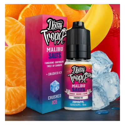 Doozy Vape Tropix Salt Malibu 10ml - 20mgMalibu von Doozy Vape ist eine köstliche Mischung aus Mandarine und Grenadine mit einem Hauch von Banane und zerstoßenem Eis. Diese komplexe Mischung ist eine wahrhaft exotische Erfahrung, die es zu genießen gilt. Entdecken Sie Malibu... den Geschmack des Paradieses.Malibu von Doozy Salts ist ein Nikotinsalz, das 10 mg oder 20 mg Nikotin enthält.50% | VG / PG9821Doozy Liquids5,50 CHFsmoke-shop.ch5,50 CHF Doozy Vape Tropix Salt Malibu 10ml - 20mgMalibu von Doozy Vape ist eine köstliche Mischung aus Mandarine und Grenadine mit einem Hauch von Banane und zerstoßenem Eis. Diese komplexe Mischung ist eine wahrhaft exotische Erfahrung, die es zu genießen gilt. Entdecken Sie Malibu... den Geschmack des Paradieses.Malibu von Doozy Salts ist ein Nikotinsalz, das 10 mg oder 20 mg Nikotin enthält.50% | VG / PG9821Doozy Liquids5,50 CHFsmoke-shop.ch5,50 CHF