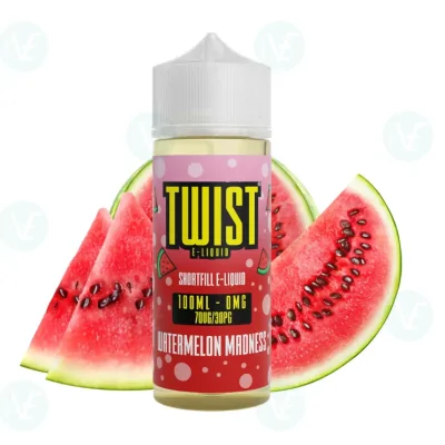 Twist Juice - Watermelon Madness - 0 mg - ShortfillTwist Juice - Watermelon Madness - 0 mg - ShortfillGeschmack: Wassermelone- Inhalt: 100mL Einhorn-Flasche- PG: 30%- VG: 70%- Formulierung: Freebase Nikotin- Kindersicherer VerschlussDies sind 100ml 0mg E-Liquid, geliefert in einer 120ml Shortfill Flasche, die Platz für 2 x 18mg Nikotinshots lässt, um 120ml 3mg Liquid zu bekommen15340Twisted Lollies - UK Shortfill19,90 CHFsmoke-shop.ch19,90 CHF