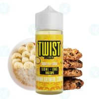 Twist Juice - Banana Oatmeal Cookie 0mg 100ml Shortfill