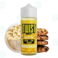 Twist Juice - Banana Oatmeal Cookie 0mg 100ml ShortfillTwist Juice - Banana Oatmeal Cookie 0mg 100ml ShortfillGeschmack:  Banana Cookie70% V- Inhalt: 100mL Einhorn-Flasche- PG: 30%- VG: 70%- Formulierung: Freebase Nikotin- Kindersicherer VerschlussDies sind 100ml 0mg E-Liquid, geliefert in einer 120ml Shortfill Flasche, die Platz für 2 x 18mg Nikotinshots lässt, um 120ml 3mg Liquid zu bekommen15344Twisted Lollies - UK Shortfill11,90 CHFsmoke-shop.ch11,90 CHF