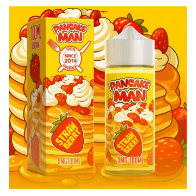 Vape Juice Pancake Man - Strawberry 0mg 100ml ShortfillVape Juice Pancake Man - Strawberry 0mg 100ml ShortfillGeschmack: Erdbeere: Der klassische Pfannkuchenmann-Geschmack mit saftigen Erdbeeren auf einem Pfannkuchenboden mit viel Butter und Schlagsahne für einen besonders cremigen Geschmack.70% VGDies sind 100ml 0mg E-Liquid, geliefert in einer 120ml Shortfill, die Platz für 2 x 18mg Nikotinshots lässt, um 120ml 3mg zu bekommen15338Twisted Lollies - UK Shortfill18,90 CHFsmoke-shop.ch18,90 CHF