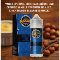 Vapetasia - Royalty II 100ml 0mg by Vapetasia - ShortfillLieferumfang: Vapetasia - Royalty II 100ml 0mg by Vapetasia - ShortfillGeschmack:Noten von reichhaltigem Vanillepudding, süßen Haselnüssen und cremiger Vanille vereinen sich mit einem milden Tabakgeschmack. Unsere Royalty Two Gourmet E-Liquid ist ein außergewöhnliches Aroma und bevorzugt über alle anderen in unserem Sortiment. Bei jedem gediegenen Einatmen finden Sie komplexe und einzigartige Noten von Vanillepudding, Haselnüssen und Vanille, die sich mit einem milden Tabakgeschmack vereinen, der auch den anspruchsvollsten Gaumen erfreuen wird. Beim Ausatmen werden Sie auf die herrlichsten cremigen Aromen treffen. Diese wunderbare Mischung ist ideal für alle Raucher in diesem Land.70% / 30% | VG / PGGeliefert in einer 120 ml Chubby Flasche (Füllmenge 100ml) verstärktes Aroma ideal zum beimischen von Nikotinshots oder zum pur dampfen geeignet15728vapetasia22,00 CHFsmoke-shop.ch22,00 CHF
