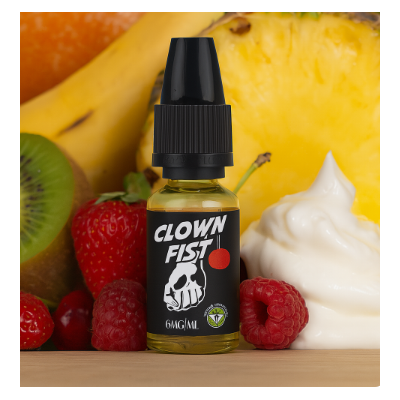 10 ml Clown Fist von Matte la batte FR -0 mgLieferumfang: 10 ml Clown Fist Geschmack: Premium Liquid mit feinsten Cupcake aroma  und mit intensiven roten Früchten dekoriert, mit einem Hauch von Schlagsahne ergänzt. Geeignet für alle Feinschmecker. ;)4279Matt la Batte - Premium Liquids aus Frankreich1,00 CHFsmoke-shop.ch1,00 CHF