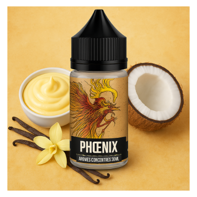 Phoenix Concentré Astrale Curieux 30ml - Aroma (DIY)Geschmack: Vanillecreme, KokosnussPhoenix Concentré Astrale Curieux 30ml - Aroma (DIY)Curieux wendet sich in dieser neuen Serie von DIY-Konzentraten der Mythologie zu. Phoenix ist eine geschmacksintensive Vanille-Custard-Creme. Diese wird perfekt durch Kokosnuss ergänzt, die das Geschmackserlebnis abschließt. Aromakonzentrat zum Verdünnen in einer Basis.Aromen nie pur dampfenTyp DIY KonzentratFruchtiger GeschmackInhalt 30mlLand FrankreichEmpfohlenes Verdünnungsverhältnis 10-15%.13612Curieux11,90 CHFsmoke-shop.ch11,90 CHF Phoenix Concentré Astrale Curieux 30ml - Aroma (DIY)Geschmack: Vanillecreme, KokosnussPhoenix Concentré Astrale Curieux 30ml - Aroma (DIY)Curieux wendet sich in dieser neuen Serie von DIY-Konzentraten der Mythologie zu. Phoenix ist eine geschmacksintensive Vanille-Custard-Creme. Diese wird perfekt durch Kokosnuss ergänzt, die das Geschmackserlebnis abschließt. Aromakonzentrat zum Verdünnen in einer Basis.Aromen nie pur dampfenTyp DIY KonzentratFruchtiger GeschmackInhalt 30mlLand FrankreichEmpfohlenes Verdünnungsverhältnis 10-15%.13612Curieux11,90 CHFsmoke-shop.ch11,90 CHF