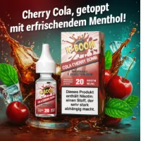 10 ml - K-Boom Nikotinsalz - Cola Cherry Bomb 20mgK-BOOMCola Cherry Bomb - NikotinsalzEine leckere Mischung aus Cherry Coke und Himbeerlimonade!Aroma: Cola, Kirsche, HimbeerlimonadeNikotinmenge: 20mg NikotinsalzInhalt: 10 ml Liquid für E-ZigarettenInhaltsstoffe: pflanzliches Glycerin, Propylenglykol, Nikotinsalz 10912K-Boom4,10 CHFsmoke-shop.ch4,10 CHF