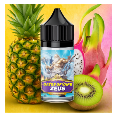 Zeus Concentre Gates Of Vape 30ml Aroma (DIY)Geschmack: Ananas, Drachenfrucht, KiwiDie Marke Gates of Vape kommt in Begleitung der Götter des Olymps!Zeus' Zorn ist zu spüren, seine Blitze schlagen auf Sie ein und entführen Sie in eine Geschmacksexplosion aus Drachenfrucht, saftiger Ananas und säuerlicher Kiwi.15445Gates of Vape - Frankreich12,90 CHFsmoke-shop.ch12,90 CHF