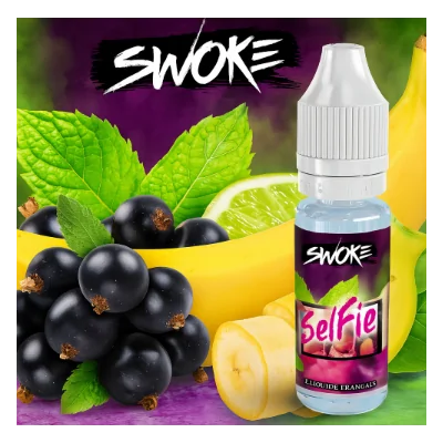 Selfie by SWOKE 10ml - 0 mgLieferumfang: 10 ml Selfie by SWOKEWas ist ? wollen Sie ein Selfie ? Cassis und mintgrün mit Zitrusnoten Gourmet BananeLe Selfie réunit dans un mélange savoureux des saveurs de cassis et menthe verte avec une banane gourmande relevée de notes d'agrumes.Hergestellt in Frankreich 70% VG / 30% PG Végétal100% Natürliche Aromen   4318swoke1,30 CHFsmoke-shop.ch1,30 CHF