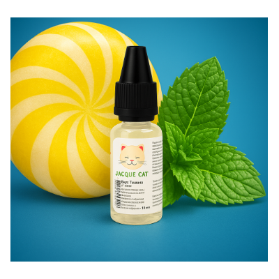 10 ml - Jacquie Cat - Copy Cat Aroma (DIY)Jacquie Cat - Copy Cat Aroma (DIY)Geschmack: Ein leckeres Bonbon aus Zitrone und Menthol.Dosierung: 4% bis 7% (je nach Bedarf) Inhaltstoffe: Propylenglycol (PG) E1520 (Ph. Eur.), natürliche/naturidentische Aromastoffe, Ethanol Flasche: 10ml PET Flasche mit Kunststoff Schraubkappe Herstellungsland: Deutschland 11661Copy Cat4,50 CHFsmoke-shop.ch4,50 CHF
