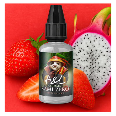 Kami Zero Sweet Edition Concentre Ultimate A&L 30ml (DIY)Geschmack: Erdbeere, DrachenfruchtKennen Sie schon Meister Kami und sein uraltes Rezept?Das berühmte Konzentrat ist wieder da, mit seinen berühmten Geschmacksrichtungen Saure Drachenfrucht und Saftige Erdbeere, in der ZERO-Version. Das heißt, ohne frische Noten!Land FrankreichGeschmacksrichtungVerpackung Flacon PE 30ml avec bouchon sécurité enfantInhalt 30mlZiehzeit 2 - 3 TageEmpfohlene Dosierung ab 8%. 15294A&L Shakers Aromen10,70 CHFsmoke-shop.ch10,70 CHF Kami Zero Sweet Edition Concentre Ultimate A&L 30ml (DIY)Geschmack: Erdbeere, DrachenfruchtKennen Sie schon Meister Kami und sein uraltes Rezept?Das berühmte Konzentrat ist wieder da, mit seinen berühmten Geschmacksrichtungen Saure Drachenfrucht und Saftige Erdbeere, in der ZERO-Version. Das heißt, ohne frische Noten!Land FrankreichGeschmacksrichtungVerpackung Flacon PE 30ml avec bouchon sécurité enfantInhalt 30mlZiehzeit 2 - 3 TageEmpfohlene Dosierung ab 8%. 15294A&L Shakers Aromen10,70 CHFsmoke-shop.ch10,70 CHF