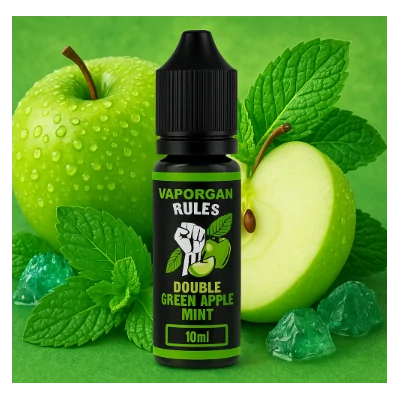 10 ML Double 88 by Vaporian Rules 0mg10ml Flasche Double88 - Green Apple Mint&nbsp;von Vaporian Rules1489vaporian rules Liquid1,30&nbsp;CHFsmoke-shop.ch1,30&nbsp;CHF