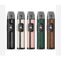 Elf Bar - ELF X PRO - Kit - Vers. Farben - 1200 mah - Airflow - Mesh Coils USB-CDas Elfbar ELFX Pro Pod Kit ist ein leistungsstarkes, wiederaufladbares Pod-System mit 1200mAh Akku, stufenloser Airflow und grossem Display. Dank USB-C-Schnellladung und nachfüllbaren Liquid Pods bietet es ein nachhaltiges und individuell anpassbares Dampferlebnis für MTL- und RDL-Dampfer. - Leistungsstarker Akku mit 1200 mAh und 45 W Ausgangsleistung-Modernes Farbdisplay mit präziser Leistungskontrolle- Turbo-Modus für extra viel Dampf &amp; intensives Aroma- Elegantes Gehäuse im hochwertigen Leather-Look- Kompatibel mit allen Elfliq LiquidsDas ELFX Pro Refillable Kit ist die Premium-Version des beliebten ELFX Kits – kompakt, wiederbefüllbar und jetzt mit mehr Power und noch mehr Features. Durch das robuste Gehäuse aus Zink-Legierung mit texturierten Kunstleder-Elementen überzeugt das Gerät optisch und liegt sicher in der Hand.Das brillante 0.96 Zoll Farbdisplay zeigt dir alle wichtigen Infos auf einen Blick – von Akkustand und Zugzähler bis zur Leistung. Du hast die Wahl zwischen zwei Leistungsmodi: dem sparsamen Eco-Modus oder dem leistungsstarken Turbo-Modus für intensiveren Dampf.Über die separate Multifunktionstaste navigierst du intuitiv durch das Menü, schaltest das Gerät ein/aus, passt die Leistung an oder sperrst einzelne Funktionen. Für maximale Personalisierung steht dir ein Smart- und ein Custom-Modus zur Verfügung.Die 3-stufige Airflow-Control an der Seite ermöglicht eine präzise Luftregulierung – ideal für MTL, RDL oder DL. Das Top-/Side-Fill-System mit Silikonverschluss sorgt für sauberes und unkompliziertes Nachfüllen.Mit dem ELFX Pro holst du dir nicht nur ein leistungsstarkes, sondern auch ein stilvolles Pod-System mit ausdauerndem 1200 mAh Akku und intelligenter Bedienung.Lieferumfang: 1 x Elfbar ELFX Pro Refillable Pod Mod Akkuträger1 x Elfbar ElfX Dual Mesh Pod Tank Verdampfer 0.8 Ohm1 x Elfbar ElfX Dual Mesh Pod Tank Verdampfer 0.6 Ohm1 x USB Typ-C Ladekabel1 x Bedienungsanleitung16774Elf Bar - Disposable Pods29,90 CHFsmoke-shop.ch29,90 CHF