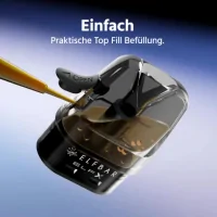 Elfbar - ELF X PRO - Kit - Vers. Farben - 1200 mah - Airflow - Mesh Coils USB-CDas Elfbar ELFX Pro Pod Kit ist ein leistungsstarkes, wiederaufladbares Pod-System mit 1200mAh Akku, stufenloser Airflow und grossem Display. Dank USB-C-Schnellladung und nachfüllbaren Liquid Pods bietet es ein nachhaltiges und individuell anpassbares Dampferlebnis für MTL- und RDL-Dampfer. - Leistungsstarker Akku mit 1200 mAh und 45 W Ausgangsleistung-Modernes Farbdisplay mit präziser Leistungskontrolle- Turbo-Modus für extra viel Dampf &amp; intensives Aroma- Elegantes Gehäuse im hochwertigen Leather-Look- Kompatibel mit allen Elfliq LiquidsDas ELFX Pro Refillable Kit ist die Premium-Version des beliebten ELFX Kits – kompakt, wiederbefüllbar und jetzt mit mehr Power und noch mehr Features. Durch das robuste Gehäuse aus Zink-Legierung mit texturierten Kunstleder-Elementen überzeugt das Gerät optisch und liegt sicher in der Hand.Das brillante 0.96 Zoll Farbdisplay zeigt dir alle wichtigen Infos auf einen Blick – von Akkustand und Zugzähler bis zur Leistung. Du hast die Wahl zwischen zwei Leistungsmodi: dem sparsamen Eco-Modus oder dem leistungsstarken Turbo-Modus für intensiveren Dampf.Über die separate Multifunktionstaste navigierst du intuitiv durch das Menü, schaltest das Gerät ein/aus, passt die Leistung an oder sperrst einzelne Funktionen. Für maximale Personalisierung steht dir ein Smart- und ein Custom-Modus zur Verfügung.Die 3-stufige Airflow-Control an der Seite ermöglicht eine präzise Luftregulierung – ideal für MTL, RDL oder DL. Das Top-/Side-Fill-System mit Silikonverschluss sorgt für sauberes und unkompliziertes Nachfüllen.Mit dem ELFX Pro holst du dir nicht nur ein leistungsstarkes, sondern auch ein stilvolles Pod-System mit ausdauerndem 1200 mAh Akku und intelligenter Bedienung.Lieferumfang: 1 x Elfbar ELFX Pro Refillable Pod Mod Akkuträger1 x Elfbar ElfX Dual Mesh Pod Tank Verdampfer 0.8 Ohm1 x Elfbar ElfX Dual Mesh Pod Tank Verdampfer 0.6 Ohm1 x USB Typ-C Ladekabel1 x Bedienungsanleitung16774Elf Bar - Disposable Pods29,90 CHFsmoke-shop.ch29,90 CHF