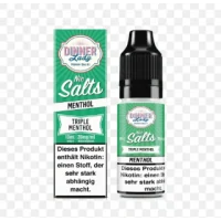 10 ml - Triple Menthol - Nicotine Salts - Dinner Lady 20 mg Nikotinsalz10 ml - Triple Menthol - Nicotine Salts - Dinner Lady 20 mg NikotinsalzEchter Menthol geschmack , 3fach im GeschmackLieferumfang:PET-Flasche mit dünnem Tropfer und kindersicherem VerschlussInhalt:&nbsp;10 mlNikotinsalze:Nikotinsalz E-Liquids zum Nachfüllen von E-Zigaretten. Nikotinsalze sind bei der Inhalation wesentlich geschmacksneutraler und sanfter, sodass die sonst übliche scharfe bittere Note entfällt und der Hustenreiz nahezu nicht vorhanden ist.16787Dinner Lady7,90&nbsp;CHFsmoke-shop.ch7,90&nbsp;CHF