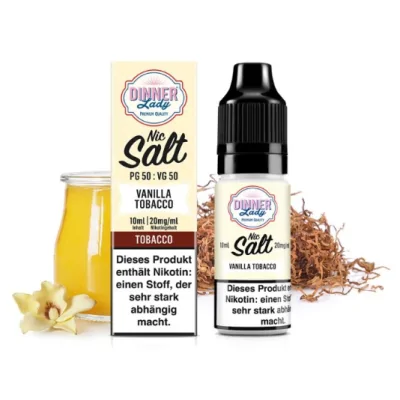 Dinner Lady TOBACCO - Vanilla Tobacco -10ml Liquid - 20mg SaltLieferumfang: 1x Dinner Lady TOBACCO - Vanilla Tobacco -10ml Liquid - 20mg (Nik-Salz)Tabakgeschmack mit Vanille 50/50 VG/PG - 10ml-Flaschen - 20mg Nikotin 14601Dinner Lady7,90 CHFsmoke-shop.ch7,90 CHF