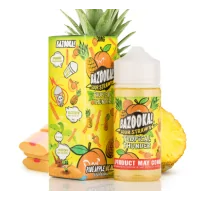 Bazooka Tropical Thunder - Pineapple Peach 0mg 100ml ShortfillLieferumfang:  100 ml Bazooka TGropical Thunder - Pineapple PeachGeschmack: Ananas mit Peach KaugummiPG/VG: 30/70Füllmenge: shortfill 100 ml in 120 ml Chubby Flasche5364Bazooka Liquids USA16,00 CHFsmoke-shop.ch16,00 CHF