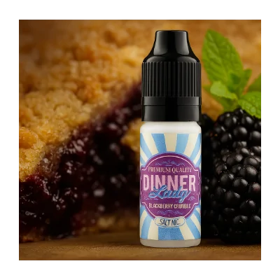 10 ml Dinner Lady - Blackberry Crumble Salt - 20mg NikotinsalzLieferumfang: 1x 10 ml Dinner Lady - Blackberry Crumble Salt TPD2 20mg Nikotinsalz Dinner Lady - Blackberry Crumble - Warme britische Brombeere gekrönt mit einem knusprigen buttrigem Streusel. Pet 10ml TPD 2 mit 20 mg Nikotin50 VG 50PG7173Dinner Lady5,90 CHFsmoke-shop.ch5,90 CHF