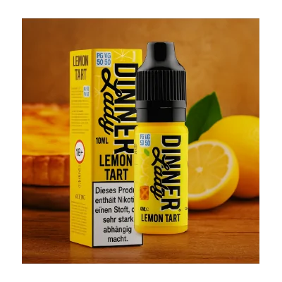 10 ml Dinner Lady - Lemon Tart - TPD2 vers. NikotinstärkenLieferumfang: 1x&nbsp;10 ml Dinner Lady - Lemon Tart - TPD2 mit 3, 6 oder 12mg NikotinDinner Lady - ZitronenKuchen mit Meringuques und QuarkPet 10ml TPD 250&nbsp;VG 50PG7141Dinner Lady5,90&nbsp;CHFsmoke-shop.ch5,90&nbsp;CHF