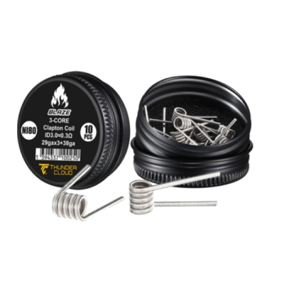 Fused Clapton Coils Ni80 0.30 Ohm (10pcs) - Thunder Cloud x Mike VapesFused Clapton Coils Ni80 0.30 Ohm (10pcs) - Thunder Cloud x Mike VapesVormontierte Ni80-Coils, die perfekt für den Blaze Solo 2 RTA geeignet sind.3-Core Clapton: 29G×3+38G.5 Umdrehungen auf einer 3.0mmØ Achse.Wert von 0.30Ω bei Single Coil.Verkauft in Schachteln mit 10Stk.16819Thunder Cloud x EL MONO VAPEADO R11,90 CHFsmoke-shop.ch11,90 CHF Fused Clapton Coils Ni80 0.30 Ohm (10pcs) - Thunder Cloud x Mike VapesFused Clapton Coils Ni80 0.30 Ohm (10pcs) - Thunder Cloud x Mike VapesVormontierte Ni80-Coils, die perfekt für den Blaze Solo 2 RTA geeignet sind.3-Core Clapton: 29G×3+38G.5 Umdrehungen auf einer 3.0mmØ Achse.Wert von 0.30Ω bei Single Coil.Verkauft in Schachteln mit 10Stk.16819Thunder Cloud x EL MONO VAPEADO R11,90 CHFsmoke-shop.ch11,90 CHF