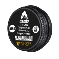 Clapton Coils Ni80 0.30 Ohm (10pcs) - Blaze - Thunder Cloud x Mike Vapes