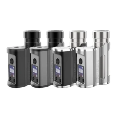 Mod Paramour SBS DNA80C - Mechvape X EvolvMod Paramour SBS DNA80C - Mechvape X EvolvDer Paramour-Mod kehrt mit einer neuen Kombination aus Mechvape und dem technologischen Know-how von Evolv zurück. Funktioniert mit einem 18650/21700-Akku (nicht enthalten).Leistung von 5 bis 80 Watt einstellbar.Evolv DNA80C Chipsatz, vollständig anpassbar über das Escribe-Tool.Klares und gut lesbares TFT-Display.Akzeptiert Zerstäuber mit einem maximalen Durchmesser von 25,5 mm.16826Mechlyfe106,90 CHFsmoke-shop.ch106,90 CHF Mod Paramour SBS DNA80C - Mechvape X EvolvMod Paramour SBS DNA80C - Mechvape X EvolvDer Paramour-Mod kehrt mit einer neuen Kombination aus Mechvape und dem technologischen Know-how von Evolv zurück. Funktioniert mit einem 18650/21700-Akku (nicht enthalten).Leistung von 5 bis 80 Watt einstellbar.Evolv DNA80C Chipsatz, vollständig anpassbar über das Escribe-Tool.Klares und gut lesbares TFT-Display.Akzeptiert Zerstäuber mit einem maximalen Durchmesser von 25,5 mm.16826Mechlyfe106,90 CHFsmoke-shop.ch106,90 CHF