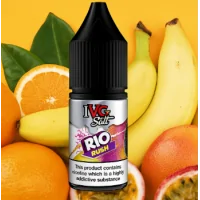 I VG Salt Rio Rush -10ml - 20 mgRio Rush ist eine Mischung aus Orange, Ananas, Banane und Passionsfrucht, die Ihre Geschmacksnerven in ein tropisches Paradies versetzt. Rio Rush von IVG Salt kommt als 10ml Nik-Salz mit 5/10/20mg Nikotin.Vimade Fusion von IVG Salt kommt als 10ml Nik-Salz mit 5/10/20mg Nikotin.Entdeckt die Serie I VG Salt der britischen Marke I VG Premium e-Liquids mit Nikotinsalzen!Die genialen Schöpfer der Marke haben in einem kleinen Labor begonnen und wurden vom Erfolg überrascht.  Mittlerweile sind ihre Rezepturen weltweit begehrt. 50% / 50%20 mg Nikotin Salz12877I VG (I Vape Great) Premium Liquids4,40 CHFsmoke-shop.ch4,40 CHF