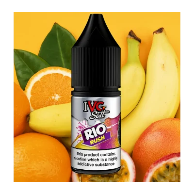 I VG Salt Rio Rush -10ml - 20 mgRio Rush ist eine Mischung aus Orange, Ananas, Banane und Passionsfrucht, die Ihre Geschmacksnerven in ein tropisches Paradies versetzt. Rio Rush von IVG Salt kommt als 10ml Nik-Salz mit 5/10/20mg Nikotin.Vimade Fusion von IVG Salt kommt als 10ml Nik-Salz mit 5/10/20mg Nikotin.Entdeckt die Serie I VG Salt der britischen Marke I VG Premium e-Liquids mit Nikotinsalzen!Die genialen Schöpfer der Marke haben in einem kleinen Labor begonnen und wurden vom Erfolg überrascht. Mittlerweile sind ihre Rezepturen weltweit begehrt. 50% / 50%20 mg Nikotin Salz12877I VG (I Vape Great) Premium Liquids4,40 CHFsmoke-shop.ch4,40 CHF I VG Salt Rio Rush -10ml - 20 mgRio Rush ist eine Mischung aus Orange, Ananas, Banane und Passionsfrucht, die Ihre Geschmacksnerven in ein tropisches Paradies versetzt. Rio Rush von IVG Salt kommt als 10ml Nik-Salz mit 5/10/20mg Nikotin.Vimade Fusion von IVG Salt kommt als 10ml Nik-Salz mit 5/10/20mg Nikotin.Entdeckt die Serie I VG Salt der britischen Marke I VG Premium e-Liquids mit Nikotinsalzen!Die genialen Schöpfer der Marke haben in einem kleinen Labor begonnen und wurden vom Erfolg überrascht. Mittlerweile sind ihre Rezepturen weltweit begehrt. 50% / 50%20 mg Nikotin Salz12877I VG (I Vape Great) Premium Liquids4,40 CHFsmoke-shop.ch4,40 CHF