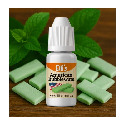 10 ml - American Bubble Gum - Ellis Lebensmittel Aroma (DIY)American Bubble Gum - Ellis Lebensmittel Aroma (DIY) Geschmack: Minz Kaugummi10ml Flasche  15082Ellis Aromen6,40 CHFsmoke-shop.ch6,40 CHF