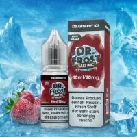 10 ml DR FROST - Strawberry Ice 20 mg Nikotin-SalzLieferumfang: 10 ml DR FROST - Strawberry IceGESCHMACK:  Leckere Erdbeeren mit IceZusammensetzung: 50 VG / 50 PG, 12 mg Nikotin TPD2Inhaltstoffe: Propylenglycol (PG) E1520 (Ph. Eur.), VG, natürliche/naturidentische Aromastoffe, Ethanol Flasche: 10 ml TPD2 Herstellungsland: UK6345Frost E-Liquids4,60 CHFsmoke-shop.ch4,60 CHF