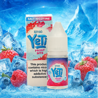 Yeti Nikotinsalz - Frost Bite 10ml E Liquid 20mg 10mlLieferumfang: 1x Yeti Nikotinsalz - Frost Bite 10ml E Liquid 20mg 10mlBiss zurück mit dieser Eisberg-zerstörenden Beeren-Bonanza. Ein super Fruchtkollektiv mit dem einzigartigen Yeti Chill.Frost Bite von Yeti Salt enthält 5/10/20mg Nikotin pro 10ml Flasche.Inhalt: 10 mlNikotingehalt: 20mg Mischverhältnis: 40% PG / 60% VGInhaltstoffe: Propylenglykol, pflanzliches Glyzerin, AromenVorteile Nikotinsalz:Schnelle NikotinaufnahmeSanfteres Gefühl im Hals, trotz höherer Dosierungneutralerer GeschmackOptimal nutzbar für POD Systeme oder MTL Tanks12302Yeti E-Liquid UK5,50 CHFsmoke-shop.ch5,50 CHF Yeti Nikotinsalz - Frost Bite 10ml E Liquid 20mg 10mlLieferumfang: 1x Yeti Nikotinsalz - Frost Bite 10ml E Liquid 20mg 10mlBiss zurück mit dieser Eisberg-zerstörenden Beeren-Bonanza. Ein super Fruchtkollektiv mit dem einzigartigen Yeti Chill.Frost Bite von Yeti Salt enthält 5/10/20mg Nikotin pro 10ml Flasche.Inhalt: 10 mlNikotingehalt: 20mg Mischverhältnis: 40% PG / 60% VGInhaltstoffe: Propylenglykol, pflanzliches Glyzerin, AromenVorteile Nikotinsalz:Schnelle NikotinaufnahmeSanfteres Gefühl im Hals, trotz höherer Dosierungneutralerer GeschmackOptimal nutzbar für POD Systeme oder MTL Tanks12302Yeti E-Liquid UK5,50 CHFsmoke-shop.ch5,50 CHF