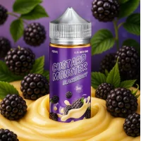 Blackberry Custard - 0mg 100ml - Custard Monster by Monster Vape Labs - Shortfill