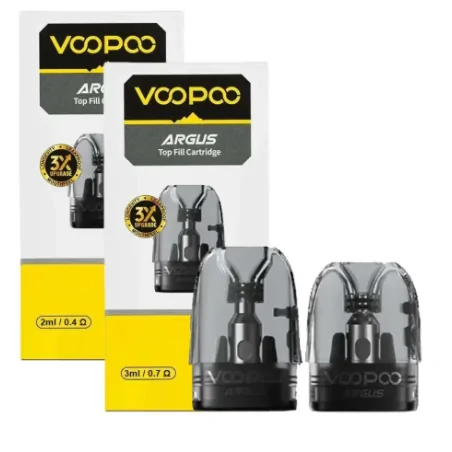 Ersatzpod Argus Pod - Topfill Kartusche 3ml (3 Stück) - Voopoo - vers. Ohm