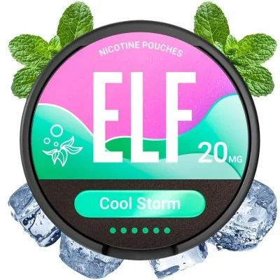 Elf Snus - Vers. Geschmacksrichtugen - 12-20mg pro Beutel - Nicotine PouchesErlebe mit Elf Snus Cool Storm einen kraftvollen Nikotinkick kombiniert mit einem eisig-frischen Mentholgeschmack. Mit 20 mg Nikotin pro Beutel und einem schlanken Format ist dieser Snus ideal für intensive, diskrete Anwendung – ganz ohne Tabak.20 mg Nikotin pro BeutelStark. Diskret. Wirkungsvoll.Lieferumfang1 x Elf Snus - vers. Geschmacksrichtungen20mg pro Beutel16356Elf Bar - Disposable Pods7,90 CHFsmoke-shop.ch7,90 CHF