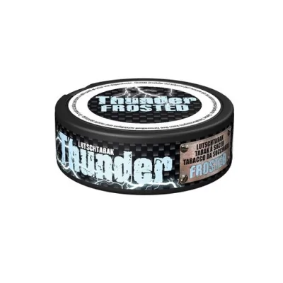 Snus - Thunder Frosted - 17.6 g - pro Beutel - LutschtabakThunder Lutschtabak CB FrostedDer Thunder Lutschtabak CB Frosted ist ein sagenhaft mundender Lutschtabak mit einer "Frosted"-Note, die leicht kühlend und minzig schmeckt. In jedem Thunder Lutschtabak CB Frosted befinden sich insgesamt 17,6g bester Lutschtabak.Der Lutschtabak befindet sich in besten Chewing Bags, die für das Kauen konzipiert sind und ihren Geschmack und ihre Wirkstoffe langsam und nachhaltig abgeben.16832GN- Tobacco - Sweden - Snus2,50&nbsp;CHFsmoke-shop.ch2,50&nbsp;CHF