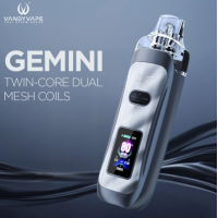 Pack Pod Gemini - 80 Watt - 2400 mAh - USB C - Vandy Vape - vers. FarbenPack Pod Gemini - Vandy Vape - vers. FarbenDer Gemini von Vandy Vape ist ein kompakter, aber dennoch sehr leistungsstarker Pod mit extremer Vielseitigkeit und setzt neue Maßstäbe!Integrierter 2400-mAh-Akku, der über USB-C aufgeladen wird.Einstellbare Leistung von 5 bis 80 Watt.Fassungsvermögen von 5,5 ml und seitliche Befüllung.In die Kartusche integrierter Twin Core Dual Mesh-Widerstand mit außergewöhnlicher Intensität.Kompatibel mit Kartuschen der Gemini-Serie und der BB Box RBA-Kartusche (nicht im Lieferumfang enthalten).Einstellbarer Airflow, perfekt für MTL- bis DL-Züge.Klares und gut lesbares 0,96-Zoll-TFT-Display.Robuste Konstruktion aus Zinklegierung und PCTG.16856Vandy Vape Full Steam Ahead48,00 CHFsmoke-shop.ch48,00 CHF