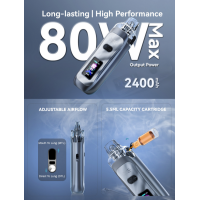 Pack Pod Gemini - 80 Watt - 2400 mAh - USB C - Vandy Vape - vers. FarbenPack Pod Gemini - Vandy Vape - vers. FarbenDer Gemini von Vandy Vape ist ein kompakter, aber dennoch sehr leistungsstarker Pod mit extremer Vielseitigkeit und setzt neue Maßstäbe!Integrierter 2400-mAh-Akku, der über USB-C aufgeladen wird.Einstellbare Leistung von 5 bis 80 Watt.Fassungsvermögen von 5,5 ml und seitliche Befüllung.In die Kartusche integrierter Twin Core Dual Mesh-Widerstand mit außergewöhnlicher Intensität.Kompatibel mit Kartuschen der Gemini-Serie und der BB Box RBA-Kartusche (nicht im Lieferumfang enthalten).Einstellbarer Airflow, perfekt für MTL- bis DL-Züge.Klares und gut lesbares 0,96-Zoll-TFT-Display.Robuste Konstruktion aus Zinklegierung und PCTG.16856Vandy Vape Full Steam Ahead48,00 CHFsmoke-shop.ch48,00 CHF