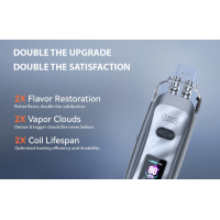 Pack Pod Gemini - 80 Watt - 2400 mAh - USB C - Vandy Vape - vers. FarbenPack Pod Gemini - Vandy Vape - vers. FarbenDer Gemini von Vandy Vape ist ein kompakter, aber dennoch sehr leistungsstarker Pod mit extremer Vielseitigkeit und setzt neue Maßstäbe!Integrierter 2400-mAh-Akku, der über USB-C aufgeladen wird.Einstellbare Leistung von 5 bis 80 Watt.Fassungsvermögen von 5,5 ml und seitliche Befüllung.In die Kartusche integrierter Twin Core Dual Mesh-Widerstand mit außergewöhnlicher Intensität.Kompatibel mit Kartuschen der Gemini-Serie und der BB Box RBA-Kartusche (nicht im Lieferumfang enthalten).Einstellbarer Airflow, perfekt für MTL- bis DL-Züge.Klares und gut lesbares 0,96-Zoll-TFT-Display.Robuste Konstruktion aus Zinklegierung und PCTG.16856Vandy Vape Full Steam Ahead48,00 CHFsmoke-shop.ch48,00 CHF