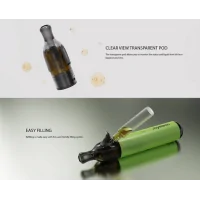 Pack eRoll Nano Pod - 800 mAh - USB C - MTL -Starterkit - JoyetechPack eRoll Nano Pod - 800 mAh - USB C - MTL -Starterkit - JoyetechNano, diese Version des eRoll-Pods trägt ihren Namen zu Recht. Trotz ihrer sehr kompakten Größe steht sie in puncto Leistung in nichts nach.Integrierter Akku mit 310 mAh (Pen) und 800 mAh (Powerbank), Aufladung über USB-C.Die Leistung passt sich automatisch an die eingesetzte Kartusche an.Fassungsvermögen von 2 ml und seitliche Befüllung.In die Kartusche integrierter Mesh-Widerstand von 0,8 oder 1,0 Ohm.Nicht einstellbarer Airflow, perfekt für MTL-Züge.LED-Anzeigen für die verbleibende Akkulaufzeit.Kompatibel mit den Kartuschen der eRoll Nano-Serie.16860Joyetech36,90&nbsp;CHFsmoke-shop.ch36,90&nbsp;CHF