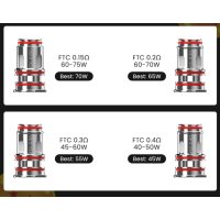 Dragon Ball Sub-Ohm - Fumytech - Fertigcoil-Verdampfer 25mmFumytech überarbeitet seinen legendären Dragon Ball, einen einzigartigen Sub-Ohm-Clearomizer, der ikonisches Design und beeindruckende Leistung vereint!Hervorragendes Fassungsvermögen von 5,5 ml.Einfaches und sauberes Befüllen von oben durch eine Viertelumdrehung.Mesh-Widerstände garantieren eine hervorragende Geschmacksentfaltung und eine hohe Dampfproduktion (0,15, 0,20, 0,30 und 0,40 Ω im Lieferumfang enthalten).Schnelles und effizientes System zum Austausch der „Plug-and-Vape”-Widerstände.Kompatibel mit den Widerständen der FTC-Serie.Präzise einstellbarer Top-Airflow, auslaufsicher, perfekt für DL-Züge.Austauschbares 810er Drip Tip.Robuste Konstruktion aus Edelstahl und Ultem.Durchmesser von 25 mm, sodass er mit einer Vielzahl von Boxen und Mods bündig abschließt.Lieferumfang 1 x Clearomizer Dragon Ball Sub-Ohm1 x Mesh-Widerstand 0,15 Ohm1 x Mesh-Widerstand 0,20 Ohm1 x Mesh-Widerstand 0,30 Ohm (vorinstalliert)1 x Mesh-Widerstand 0,40 Ohm2 x Drip Tip 8101 x Set Silikondichtungen1 x BedienungsanleitungEigenschaften Abmessungen: 55,0 x 35,0 mmØ (25,0 mmØ Basis) Gewicht: 96 gMaterialien: Edelstahl, UltemFassungsvermögen: 5,5 mlBefüllung: Von obenMesh-WiderständeEinstellbarer oberer LuftstromAuslaufsicher16865Fumytech49,90 CHFsmoke-shop.ch49,90 CHF