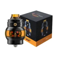 Dragon Ball Sub-Ohm - Fumytech - Fertigcoil-Verdampfer 25mmFumytech überarbeitet seinen legendären Dragon Ball, einen einzigartigen Sub-Ohm-Clearomizer, der ikonisches Design und beeindruckende Leistung vereint!Hervorragendes Fassungsvermögen von 5,5 ml.Einfaches und sauberes Befüllen von oben durch eine Viertelumdrehung.Mesh-Widerstände garantieren eine hervorragende Geschmacksentfaltung und eine hohe Dampfproduktion (0,15, 0,20, 0,30 und 0,40 Ω im Lieferumfang enthalten).Schnelles und effizientes System zum Austausch der „Plug-and-Vape”-Widerstände.Kompatibel mit den Widerständen der FTC-Serie.Präzise einstellbarer Top-Airflow, auslaufsicher, perfekt für DL-Züge.Austauschbares 810er Drip Tip.Robuste Konstruktion aus Edelstahl und Ultem.Durchmesser von 25 mm, sodass er mit einer Vielzahl von Boxen und Mods bündig abschließt.Lieferumfang 1 x Clearomizer Dragon Ball Sub-Ohm1 x Mesh-Widerstand 0,15 Ohm1 x Mesh-Widerstand 0,20 Ohm1 x Mesh-Widerstand 0,30 Ohm (vorinstalliert)1 x Mesh-Widerstand 0,40 Ohm2 x Drip Tip 8101 x Set Silikondichtungen1 x BedienungsanleitungEigenschaften Abmessungen: 55,0 x 35,0 mmØ (25,0 mmØ Basis) Gewicht: 96 gMaterialien: Edelstahl, UltemFassungsvermögen: 5,5 mlBefüllung: Von obenMesh-WiderständeEinstellbarer oberer LuftstromAuslaufsicher16865Fumytech49,90 CHFsmoke-shop.ch49,90 CHF