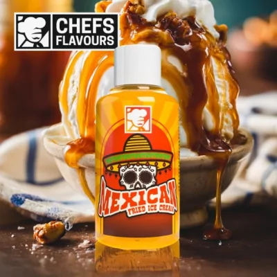 Mexican Fried Ice Cream - 30ml - Chefs Flavours - Aroma (DIY)Mexican Fried Ice Cream - 30ml - Chefs Flavours - Aroma (DIY)Ein Vanilleeis mit knusprigem Getreide, Zimt und Kokosnuss.Hervorragendes Aromakonzentrat von Chef's Flavours. Gebrauchsfertig für alle Ihre DIY-Eliquid-Projekte.Marke Chef FlavoursLand Vereinigtes KönigreichGeschmack Gourmet , Dessert , Vanille , KokusnussVerpackung PE-Flasche 30ml mit kindersicherem Verschluss.Inhalt 30mlSteep-Zeit 3 bis 5 Tage14770Chefs Flavours - Aromen aus UK14,90 CHFsmoke-shop.ch14,90 CHF