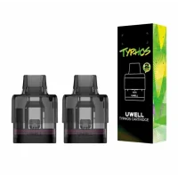 Typhos - vers. ohm 6ml (2 Pods) - Ersatzkartuschen von UwellLieferumfang: 2x Typhos - vers. ohm 6ml (2 Pods) - Ersatzkartuschen von UwellErsatzpatronen, die mit dem Typhos Pod von Uwell kompatibel sind.Fassungsvermögen 6ml und Befüllung von der Seite.Integrierter Dual Mesh-Widerstand.Erhältlich in 3 Werten:0.3Ohm: Zur Verwendung bis 45 Watt.0.6Ohm: Zur Verwendung bis 25 Watt.0,8 Ohm: Zur Verwendung bis 18 Watt.CoreShield-Technologie zur Verhinderung von Leckagen.Verkauft in Packungen mit 2 Stück.16872Uwell 8,10 CHFsmoke-shop.ch8,10 CHF