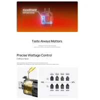 Pack Pod Typhos MTL/RDL - Uwell - 6 ml - 2000 mAh - USB C - 45 WattKraft, Kompaktheit und Leistung sind die Schlagworte, die den Typhos Pod von Uwell perfekt definieren.Eingebauter 2000mAh-Akku mit hoher Leistungsdichte, der über USB-C (Kabel nicht enthalten) schnell mit 2A aufgeladen werden kann.Einstellbare Leistung bis zu 45 Watt.Zwei Nutzungsmodi: Storm (starker Hit) und Waves (sanfte Aromen).Fassungsvermögen von 6ml und Befüllung von der Seite.In die Kartusche integrierter Dual Mesh-Widerstand in 3 Werten erhältlich: 0,3 (45W), 0,6 (25W) oder 0,8 Ohm (18W).Kompatibel mit den Patronen der Typhos-Serie.Einstellbare Airflow perfekt für MTL- bis DL-Züge.CoreShield Technologie gegen Auslaufen.Klares, gut lesbares 1,05" HD TFT-Display mit mehreren auswählbaren Themen.Aktivierung per Knopfdruck oder automatisch durch Inhalation.16873Uwell 34,90&nbsp;CHFsmoke-shop.ch34,90&nbsp;CHF