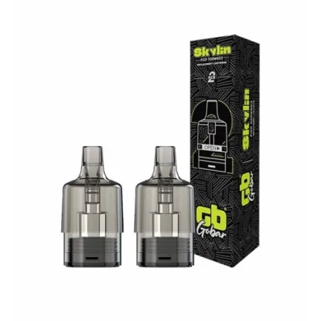 Skylin - Tornado Ersatzkartusche - vers. ohm 10ml (2 Pods) - von Gobar