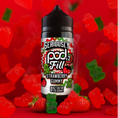 Strawberry Gummy - Seriously Pod Fill 2x - 100ml 00mg - Shortfill - Doozy VapeStrawberry Gummy - Seriously Pod Fill 2x - 100ml 00mg - Shortfill - Doozy VapeSeriously Pod Fill x2 shortfills haben eine 50%ige VG-Konzentration. Sie sind für MTL (Mouth To Lung) Verdampfen gemacht und produzieren diskrete Mengen von Dampf. Um das Beste aus diesem E-Liquid herauszuholen, empfehlen wir die Kombination mit einem MTL-Gerät, wie z.B. einem nachfüllbaren Pod-Kit.Nikotin: 0mg (Nikotin Shot kompatibel)Flasche: 120ml Flasche mit 100ml Liquid, Platz für 2 x Nic ShotsZusätzliche Informationen- Hauptgeschmacksrichtungen: Süsse Gummibärchen- PG/VG-Verhältnis: 50/50- Flaschengröße: 100mlNicotine strenght00 mg.Eliquid typeShort Fill eliquidsFlavourGummibärchenCapacity100mlPG/VG50/50CountryUK16905Doozy Liquids19,90 CHFsmoke-shop.ch19,90 CHF