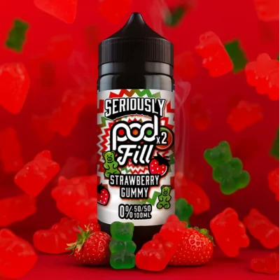 Strawberry Gummy - Seriously Pod Fill 2x - 100ml 00mg - Shortfill - Doozy VapeStrawberry Gummy - Seriously Pod Fill 2x - 100ml 00mg - Shortfill - Doozy VapeSeriously Pod Fill x2 shortfills haben eine 50%ige VG-Mischung mit doppelter Aroma konzentration . Sie sind für MTL (Mouth To Lung) Verdampfen gemacht und produzieren diskrete Mengen von Dampf. Um das Beste aus diesem E-Liquid herauszuholen, empfehlen wir die Kombination mit einem MTL-Gerät, wie z.B. einem nachfüllbaren Pod-Kit.Nikotin: 0mg (Nikotin Shot kompatibel)Flasche: 120ml Flasche mit 100ml Liquid, Platz für 2 x Nic ShotsZusätzliche Informationen- Hauptgeschmacksrichtungen: Süsse Gummibärchen- PG/VG-Verhältnis: 50/50- Flaschengröße: 100mlNicotine strenght00 mg.Eliquid typeShort Fill eliquidsFlavourGummibärchenCapacity100mlPG/VG50/50CountryUK16905Doozy Liquids19,90 CHFsmoke-shop.ch19,90 CHF