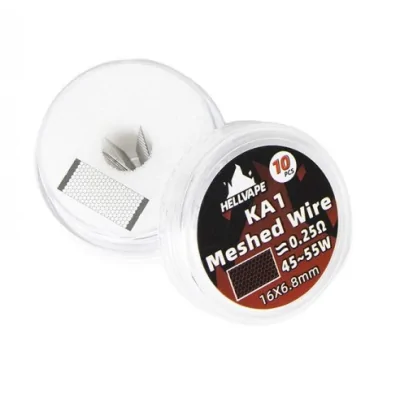 MESH WIRE KA1 0.25OHM DEAD RABBIT M RTA HELLVAPE (10 Stück)Eine Packung mit 10 Mesh Wire KA1-Widerständen mit einem Wert von 0,25 Ohm. Diese Widerstände der Marke Hellvape sind mit dem Dead Rabbit M RTA kompatibel. Lieferumfang: MESH WIRE KA1 0.25OHM DEAD RABBIT M RTA HELLVAPE (10 Stück)Art des Materials WiderständeWiderstände weniger als 0,5 Ohm13301Hellvape5,90 CHFsmoke-shop.ch5,90 CHF MESH WIRE KA1 0.25OHM DEAD RABBIT M RTA HELLVAPE (10 Stück)Eine Packung mit 10 Mesh Wire KA1-Widerständen mit einem Wert von 0,25 Ohm. Diese Widerstände der Marke Hellvape sind mit dem Dead Rabbit M RTA kompatibel. Lieferumfang: MESH WIRE KA1 0.25OHM DEAD RABBIT M RTA HELLVAPE (10 Stück)Art des Materials WiderständeWiderstände weniger als 0,5 Ohm13301Hellvape5,90 CHFsmoke-shop.ch5,90 CHF